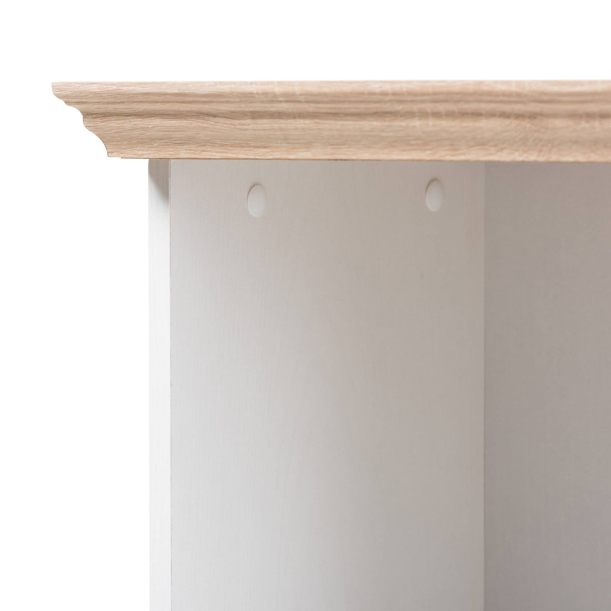 Oak White Two Tone Bookcase F640