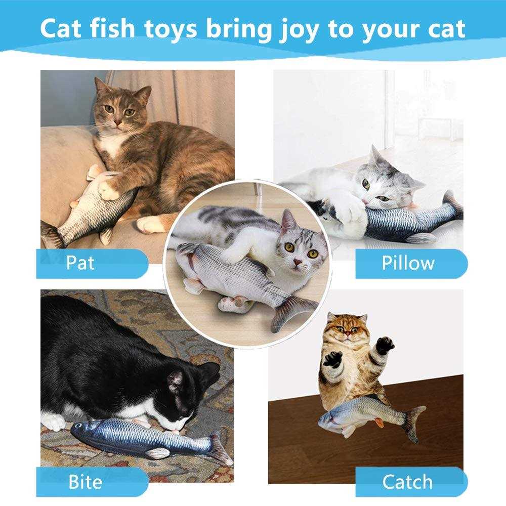 Electric Floppy Fish Cat Toy I79807