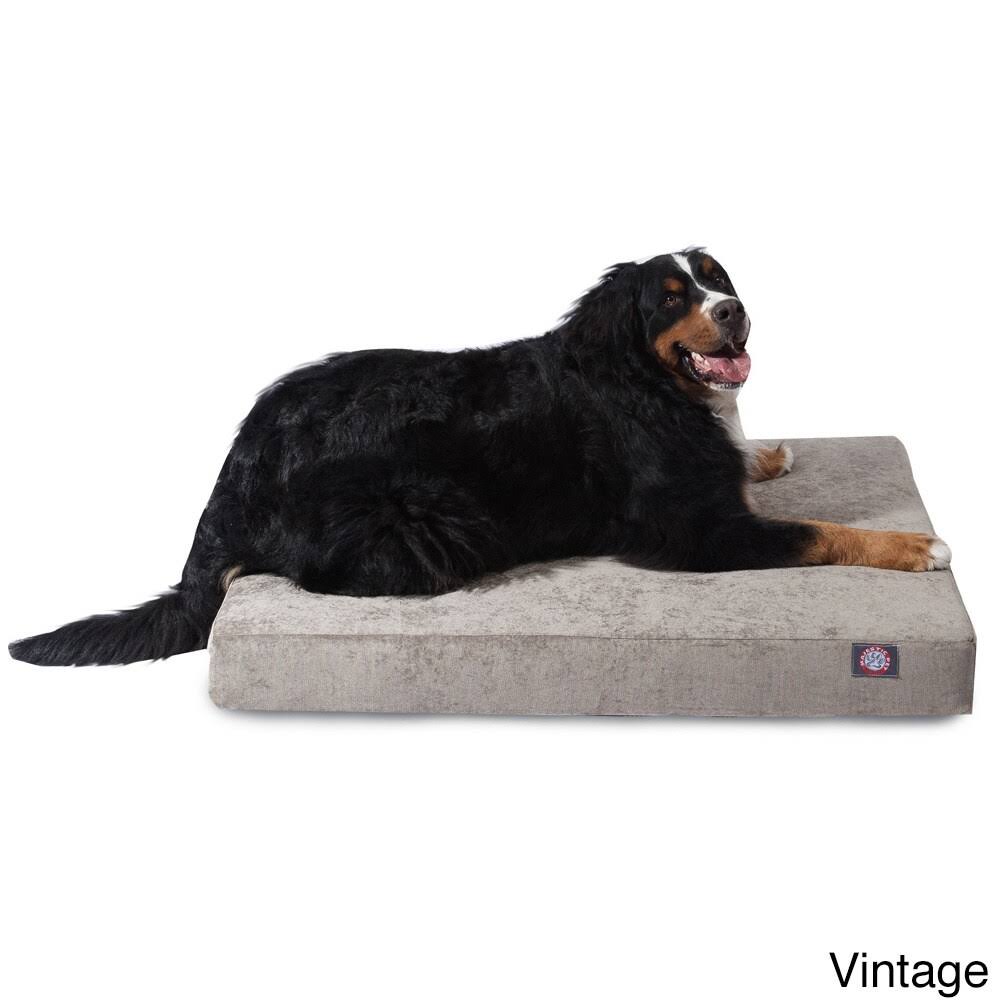 Large Orthopedic Memory Foam Rectangle Dog Bed J198