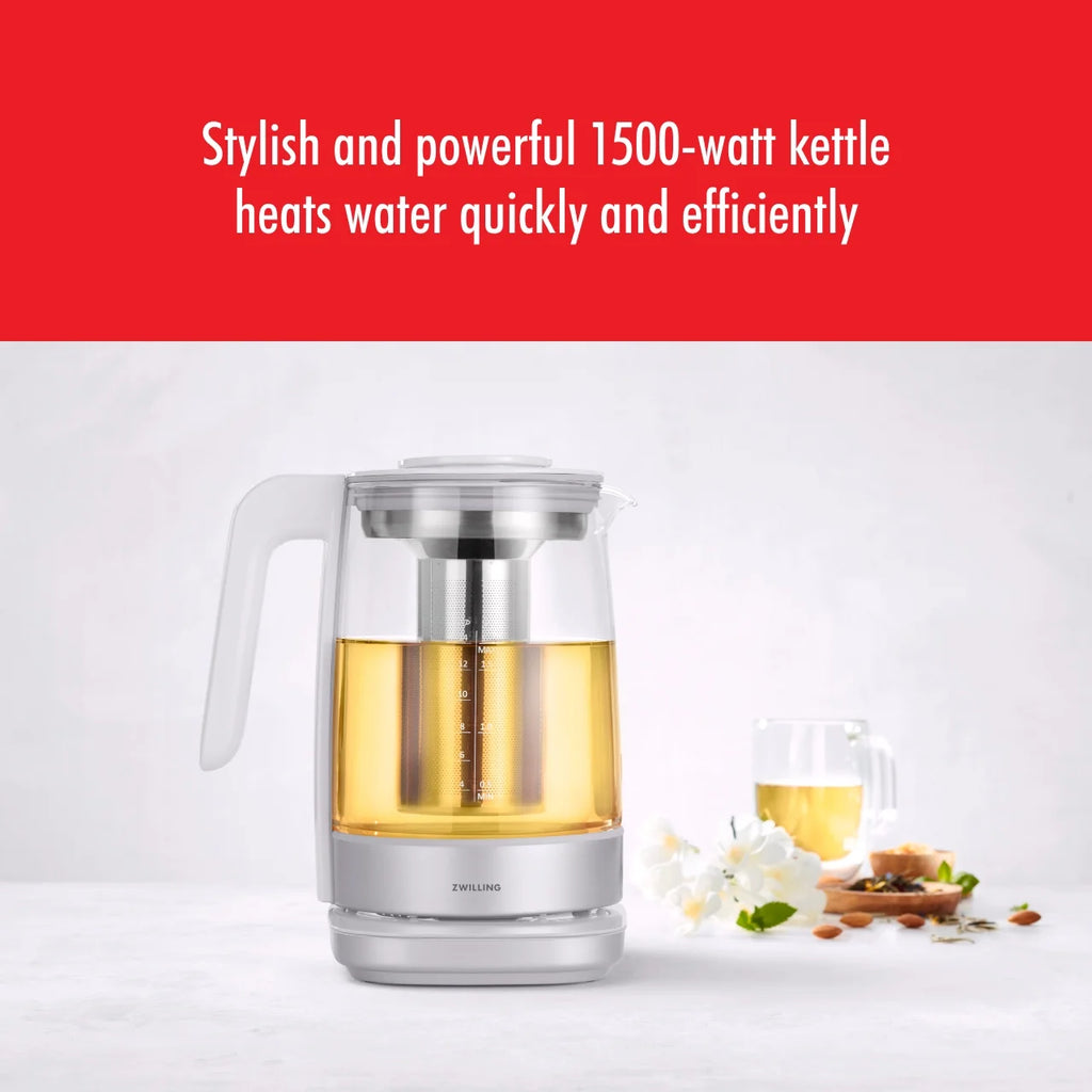 Silver Glass Kettle Z49703