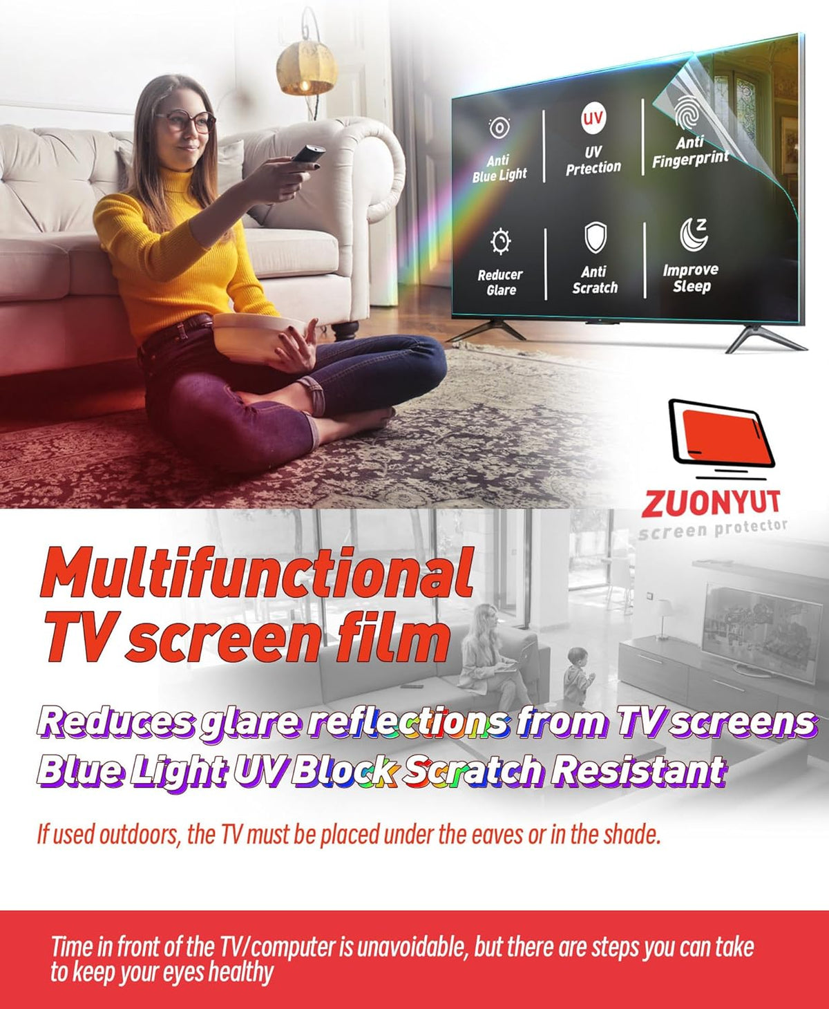 43 Inch Anti Glare Screen Protector Film S6694