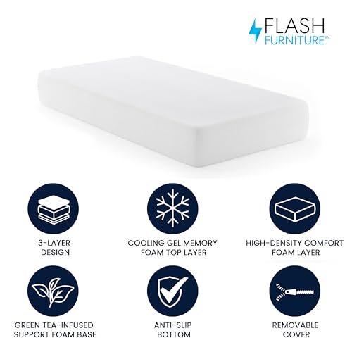 10" Full Cooling Gel Memory Foam Mattress G410771