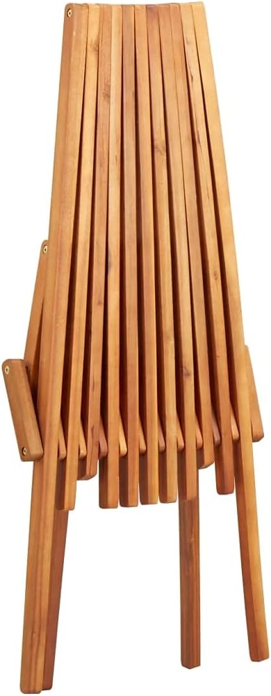 Solid Acacia Wood Folding Outdoor Lounge Chair O59657
