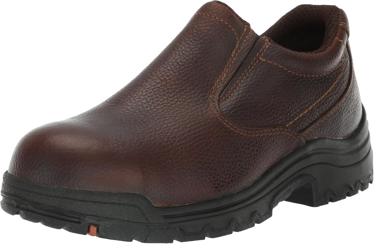 Camel Brown Slip On Alloy Safety Toe Work Shoe C300