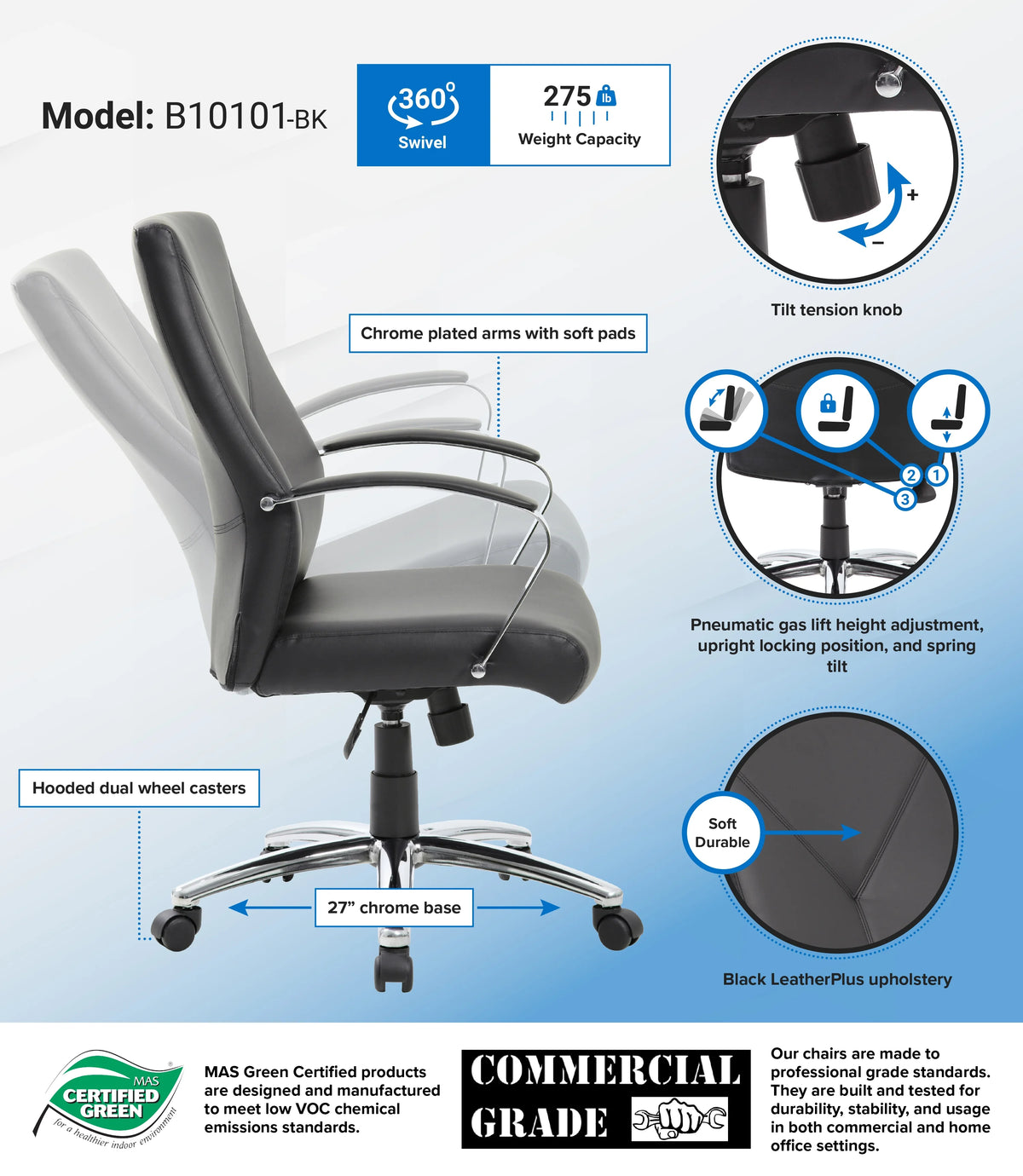 LeatherPlus Executive Chair U83195