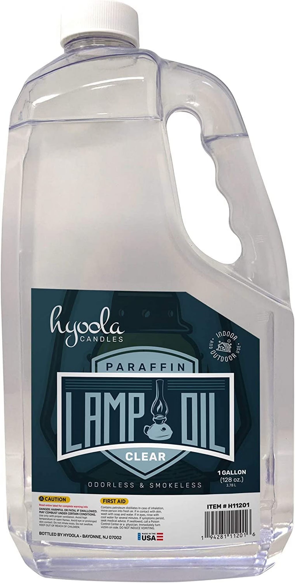 Clean Smokeless Liquid Paraffin Lamp Oil, Clear, 1 Gallon P943