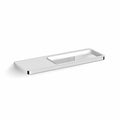 Polished Nickel Double Wall Shelf O70645