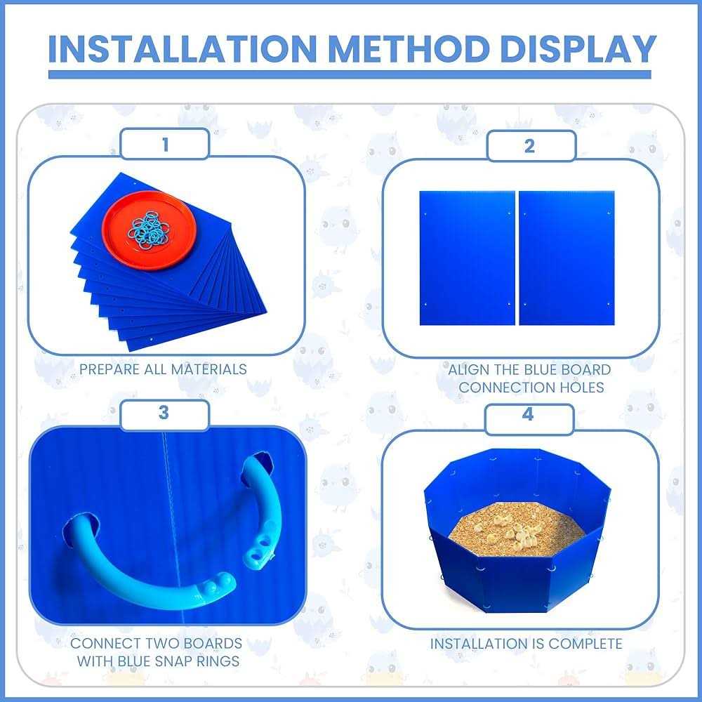 Blue Circular Chicken Brooder Box D936