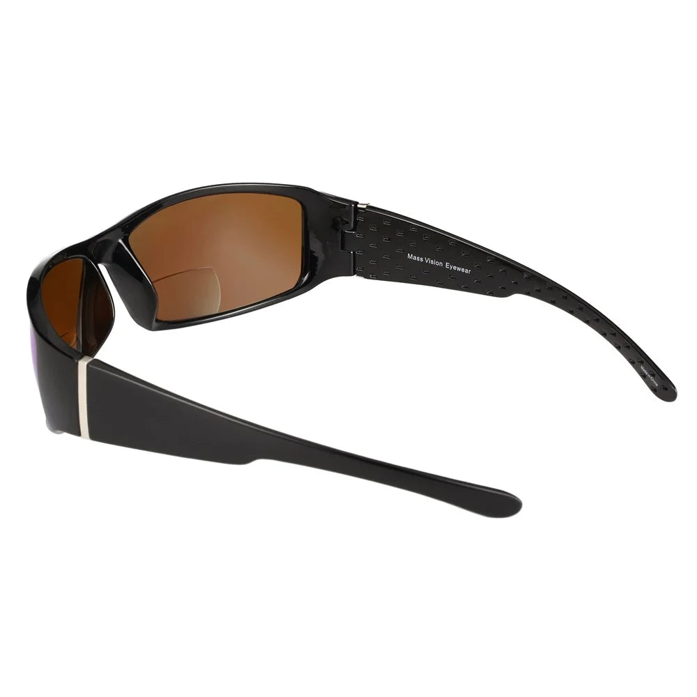 Polarized Full Frame Sport Wrap Bifocal Sunglasses A2053