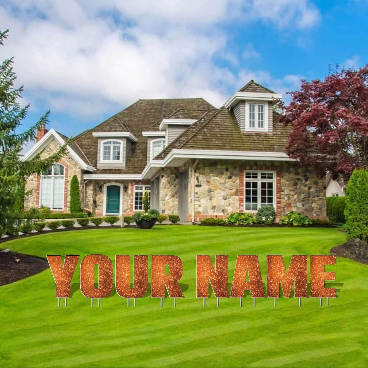 Custom Yard Letters with Stakes, Pack of 2 H38415