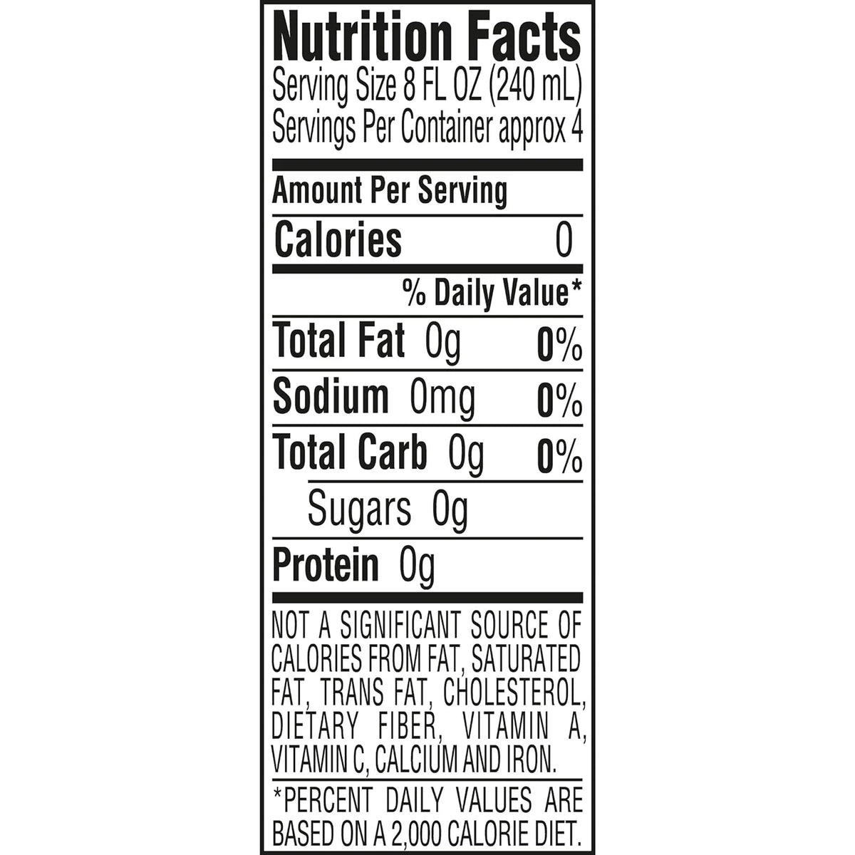 12 Pack Natural Spring Water 8 Ounces R39275