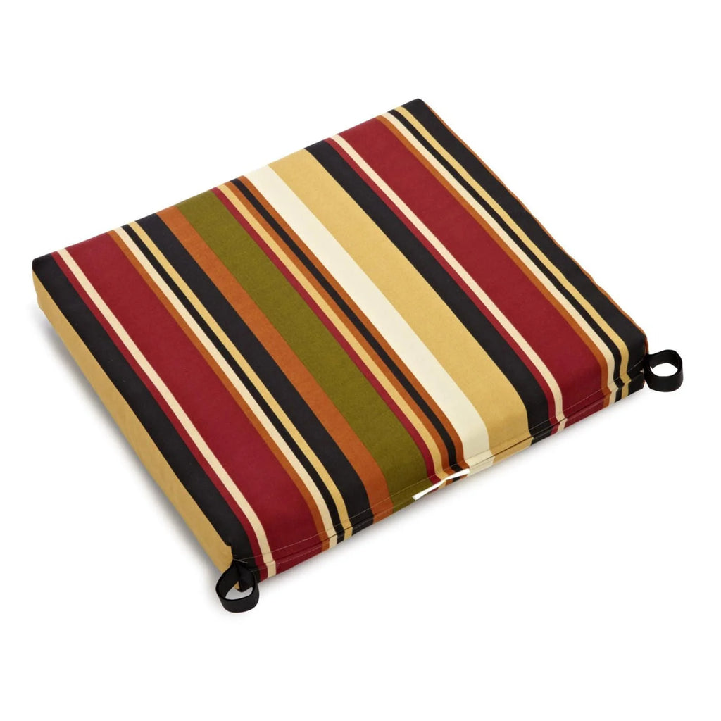 Solid Outdoor Spun Polyester Chair Cushion V288798