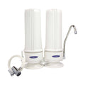 White Double Countertop Water Filter System L57652