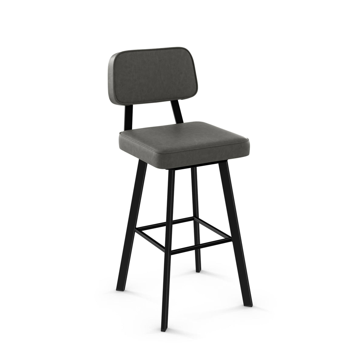 Dark Grey Metal Counter Stool B64825