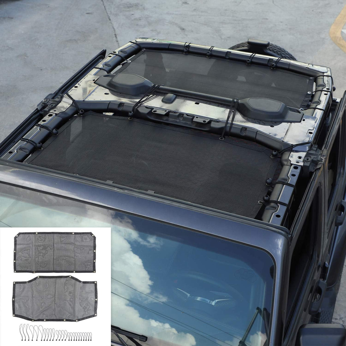 Mesh Sun Shade 2 Pieces U1461