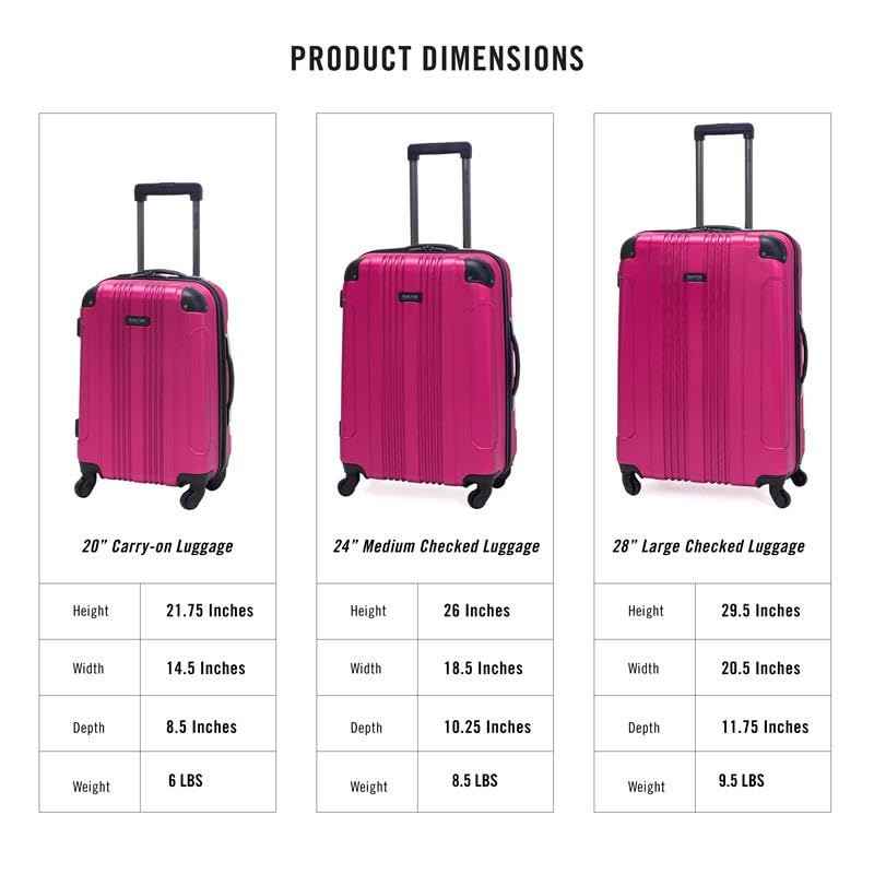 Teal 20-Inch Lightweight Hardshell Carry On Spinner Luggage N303978