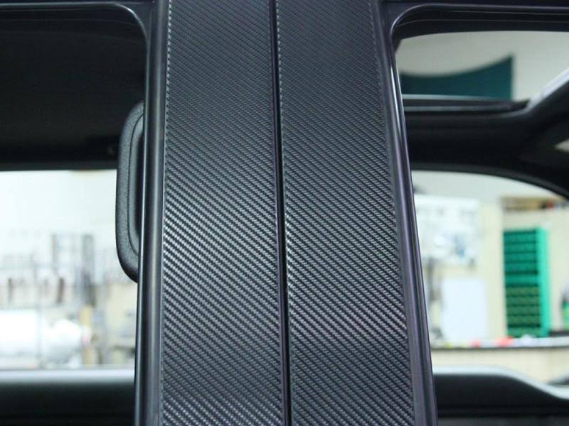 Carbon Fiber Pillar Post Wrap 4pc N1121