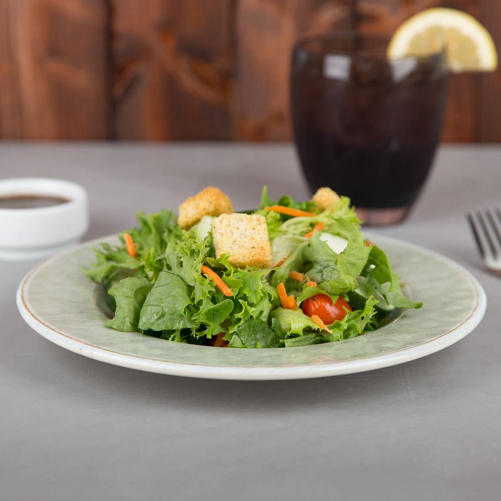 Jade Round Melamine Salad Plate - 12/Case E95314