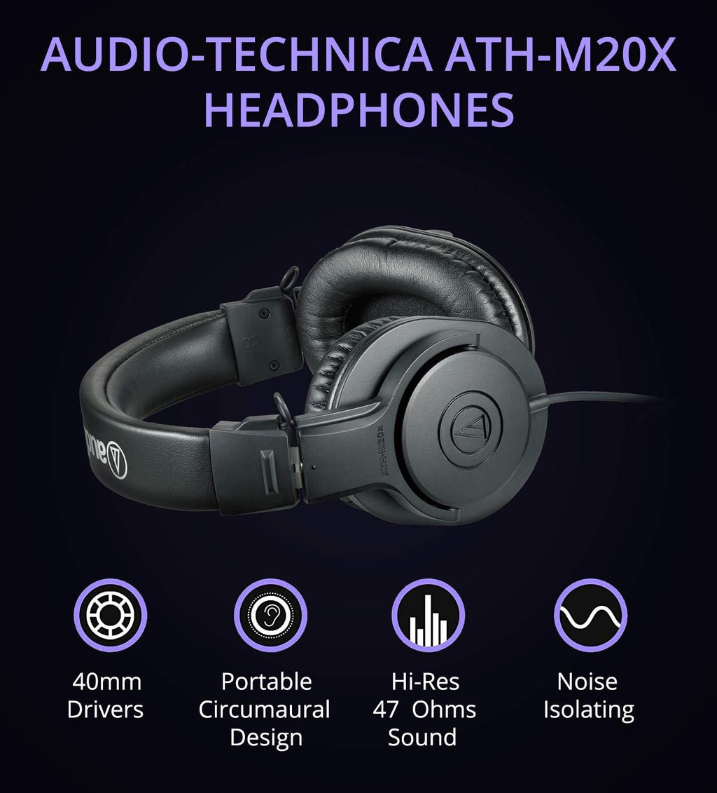 Streaming/Podcasting Pack Bundle with Pop Filter and USB Extension Cable Y992607