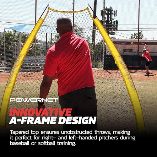 Portable 7-FT Softball & Baseball Pitching Net G880292
