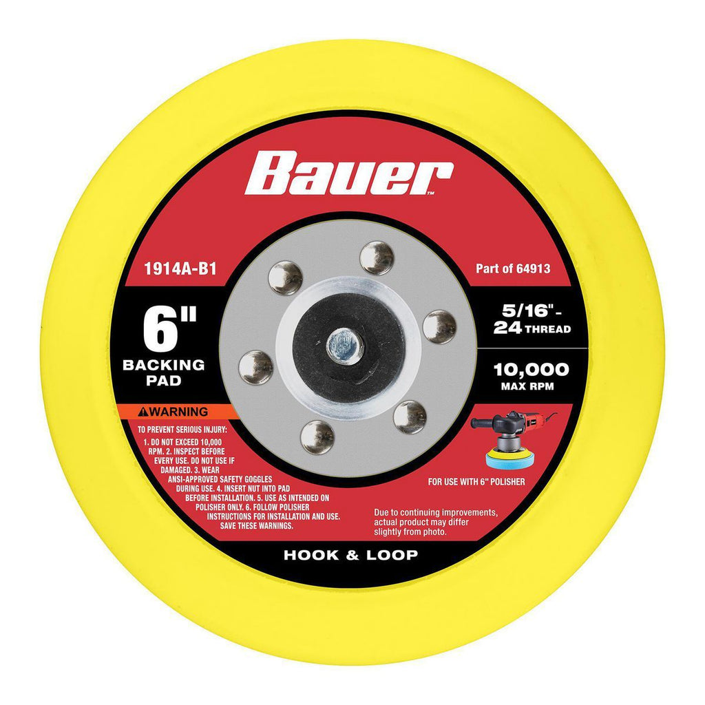 6 in. Hook and Loop Backing Pad G248149