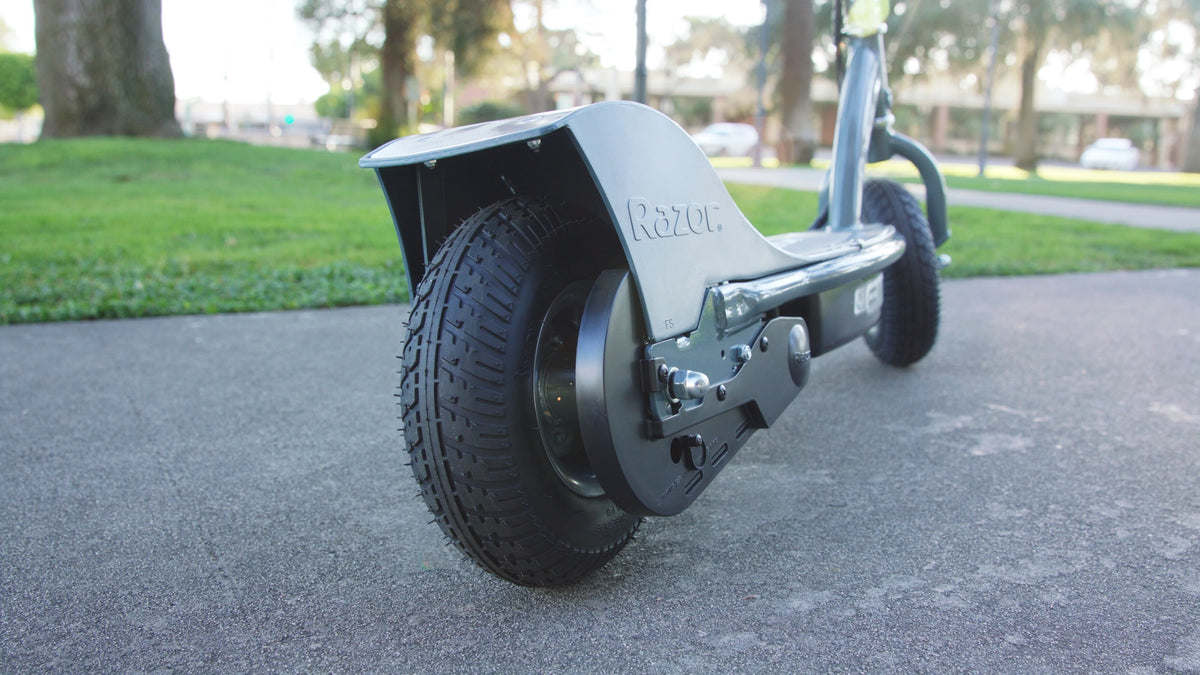 Gray 24V Motorized Electric Scooter Y4904