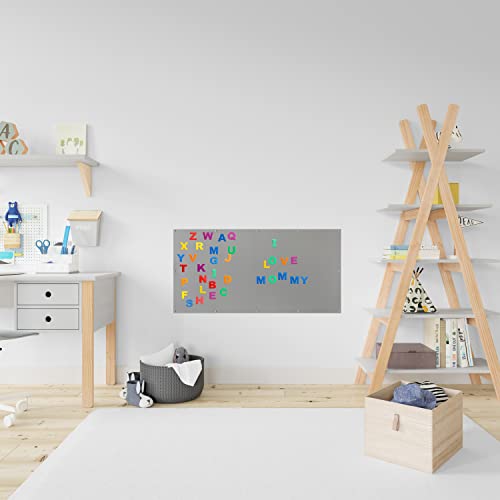 Metallic Silver 23x46 Magnetic Dry Erase Board X194193