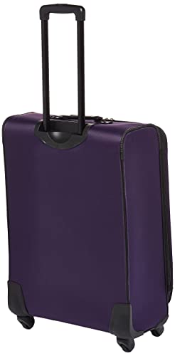 Purple 3-Piece Softside Luggage Set with Spinner Wheels (21/25/29) X541