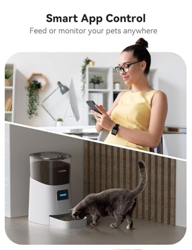 6L Automatic Cat Feeder with WiFi and APP Control J9421