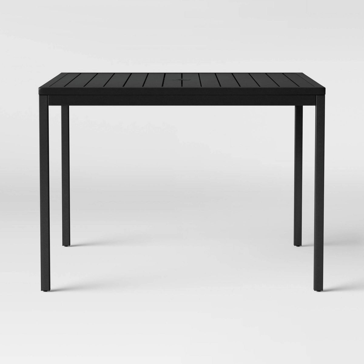 Black Square Patio Dining Table P341