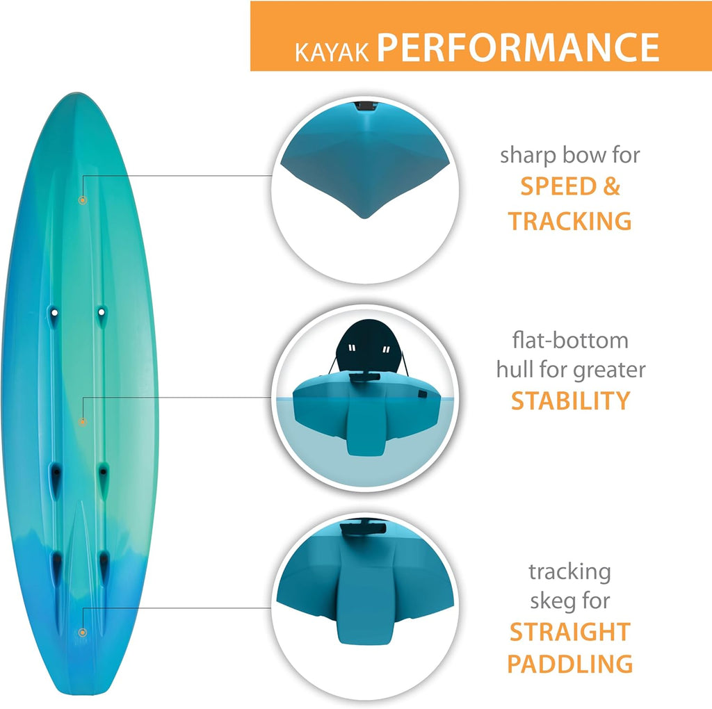 10' Sit-On-Top Kayak and Paddle R193550