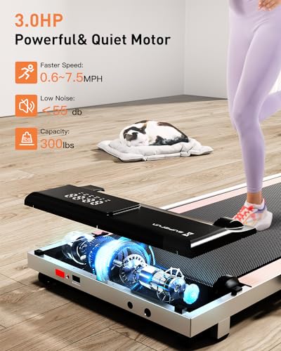 3 in 1 Folding Treadmill with 300LBs Capacity R747
