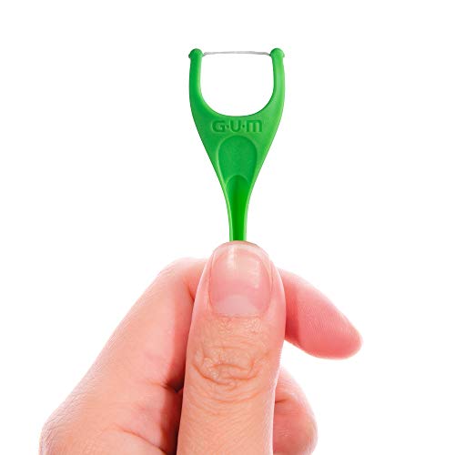 Angled Floss Picks, Extra Strong Shred-Resistant Dental Floss, Fresh Mint Flavor, 75ct (4pk) B477