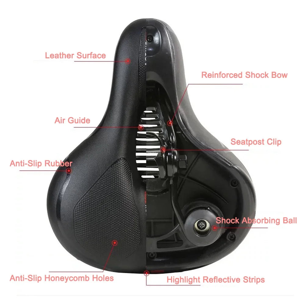 Bike Seat Saddle Cushion Water-Resistant for MTB Mountain Road Bike Y2892