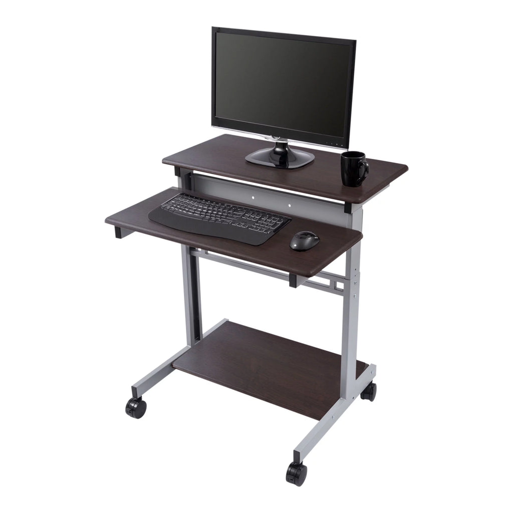 Adjustable Height Two Tier Standing Desk Workstation Y793501