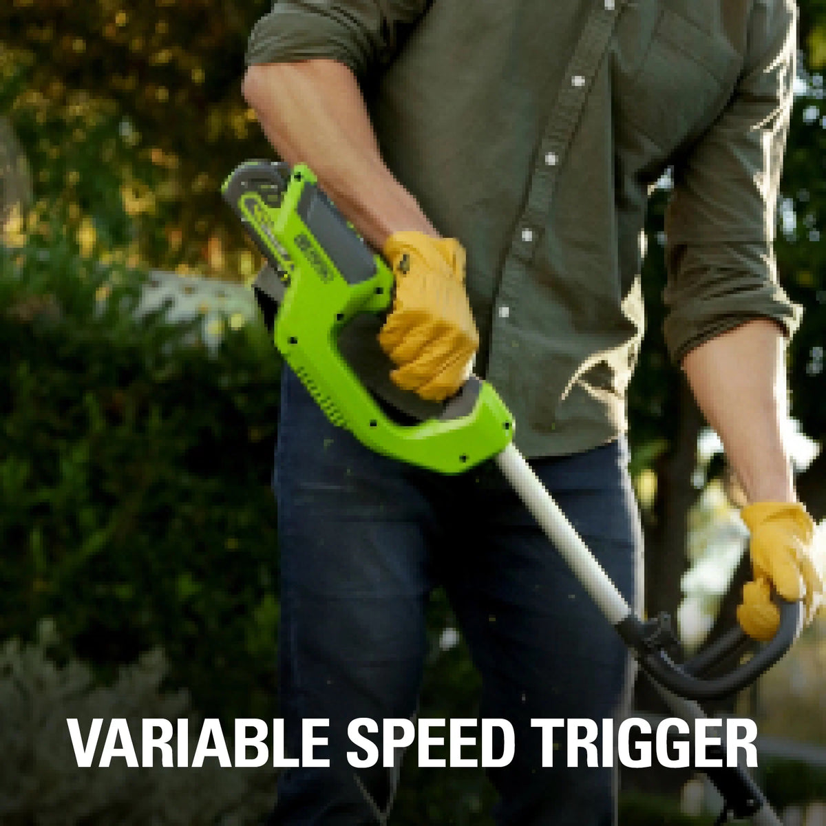 40V 12 String Trimmer with Battery & Charger T473178