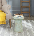 Aqua Ceramic Garden Stool R255