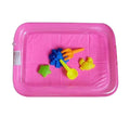 Pink Inflatable Kids Beach Sandbox Sand Toy Tray H669