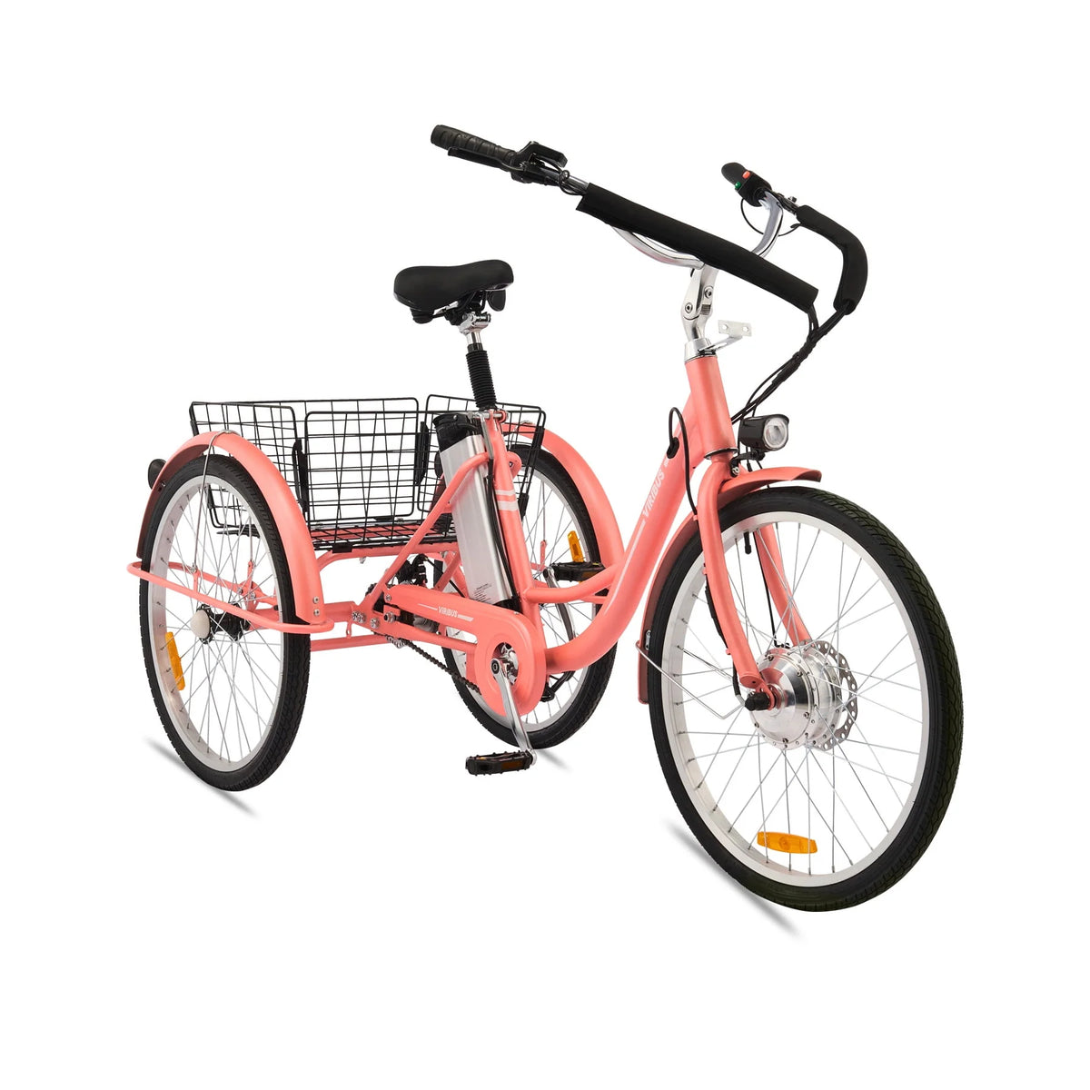 Electric Tricycle 350W with Basket 36V 10Ah Cream C15329