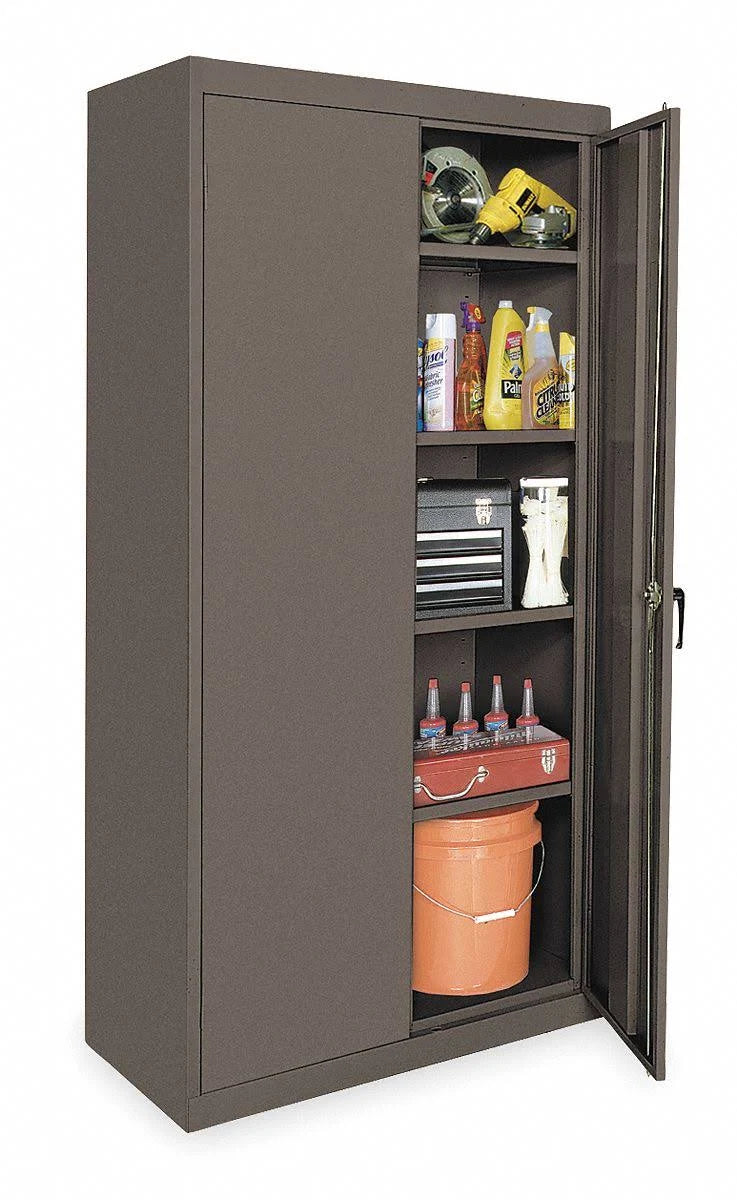 Gray 72 in H 36 in W Storage Cabinet T112292