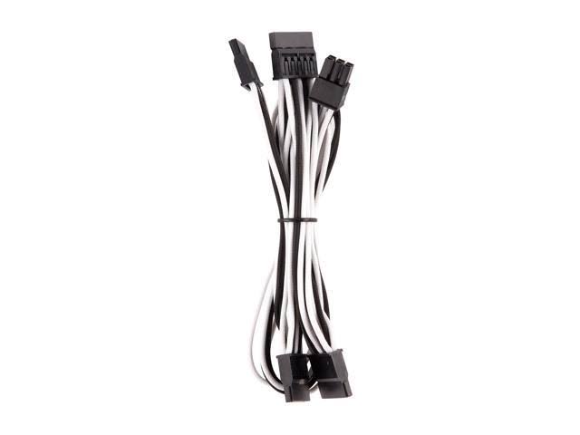 Black/White Sleeved PSU Cables Kit U852446