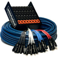 Snake Box to Fan - 8 XLR Inputs, 4 XLR Returns - 100 ft K380365