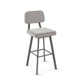 Dark Grey Metal Counter Stool B64825