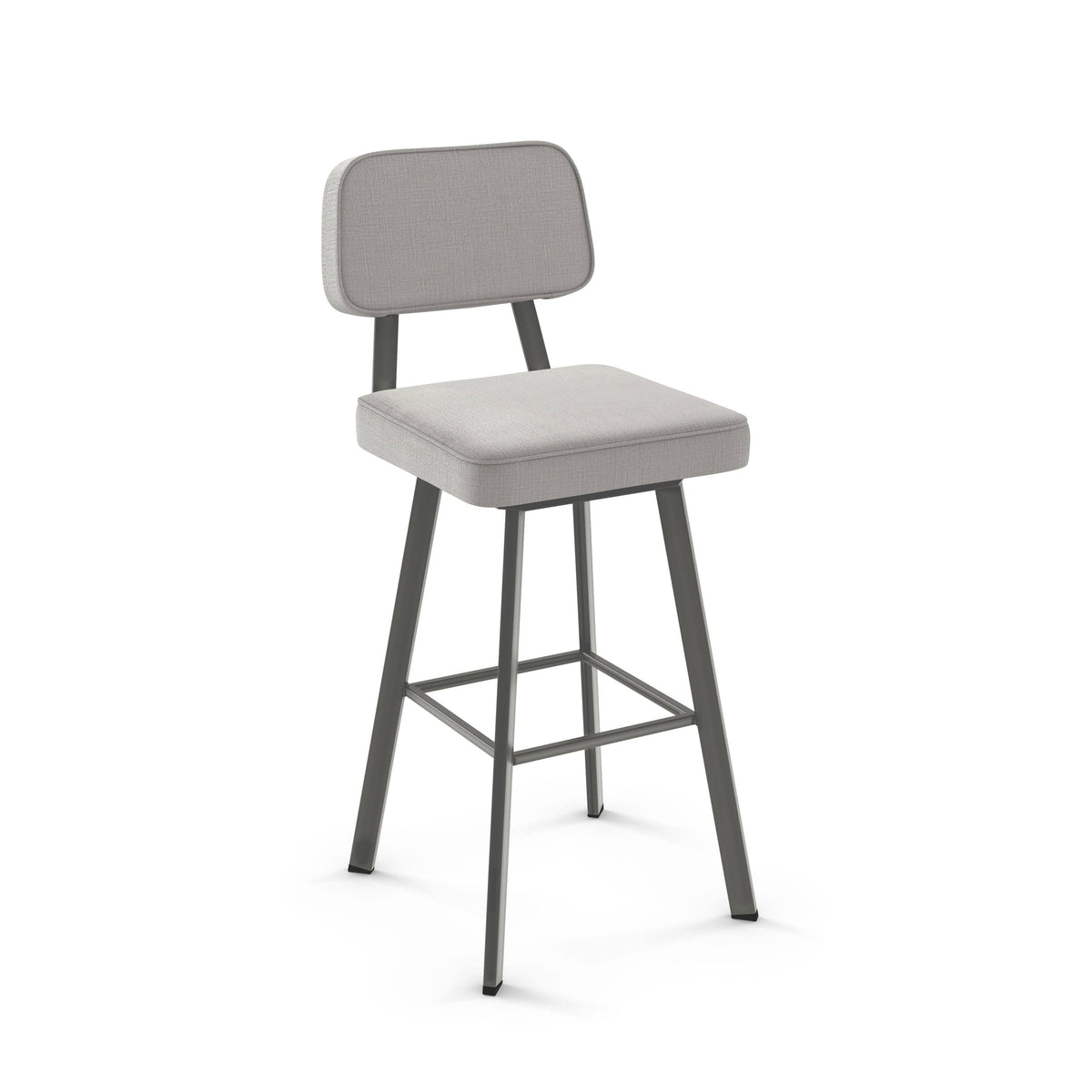 Dark Grey Metal Counter Stool B64825