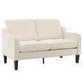 Beige Mid-century Modern Loveseat A45663