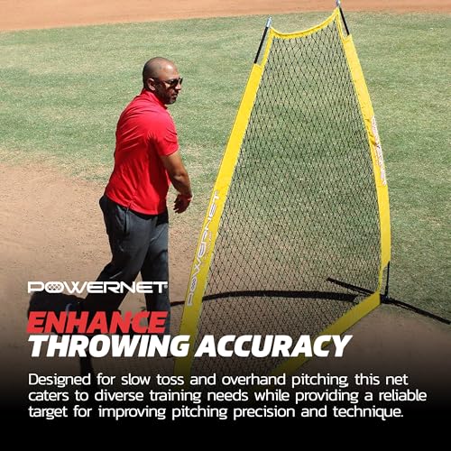 Portable 7-FT Softball & Baseball Pitching Net G880292