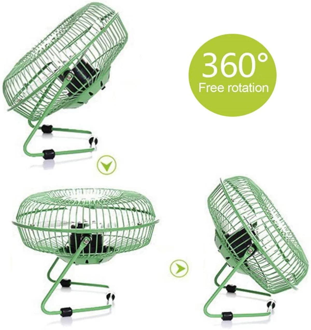 4-inch Mini Metal USB Desk Fan I5407