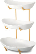 3 Tier Acrylic Fruit Bowl with Metal Rack I13240