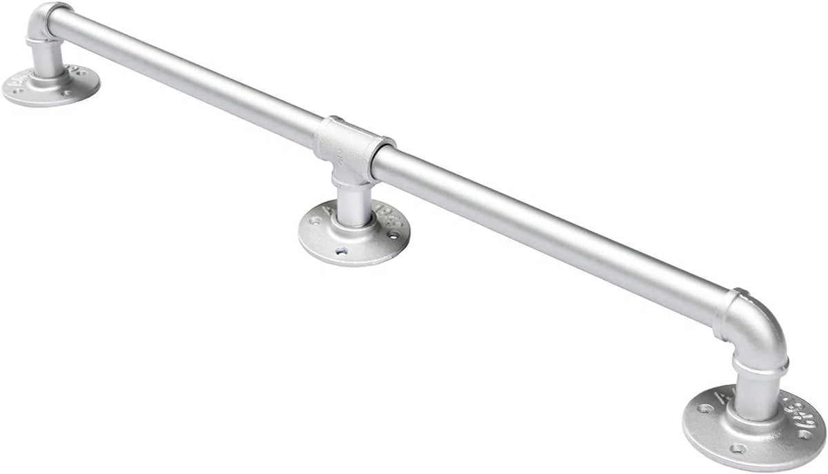 Black Pipe Staircase Handrail Pack of 2 S543171