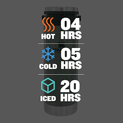 16 oz Insulated Stainless Steel Travel Mug with French Press N614